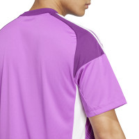 adidas Tiro 25 Competition Goalkeeper Short Sleeve Jersey Purple White