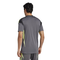 adidas Tiro 25 Competition Goalkeeper Short Sleeve Jersey Grey Black Light Green