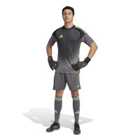 adidas Tiro 25 Competition Goalkeeper Short Sleeve Jersey Grey Black Light Green