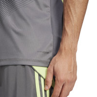 adidas Tiro 25 Competition Goalkeeper Short Sleeve Jersey Grey Black Light Green