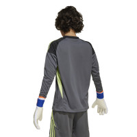 adidas Tiro 25 Competition Keepersshirt Lange Mouwen Kids Grijs Zwart Lichtgroen