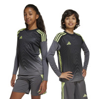adidas Tiro 25 Competition Keepersshirt Lange Mouwen Kids Grijs Zwart Lichtgroen