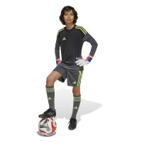 adidas Tiro 25 Competition Keepersshirt Lange Mouwen Kids Grijs Zwart Lichtgroen
