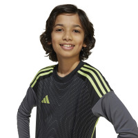 adidas Tiro 25 Competition Keepersshirt Lange Mouwen Kids Grijs Zwart Lichtgroen