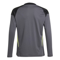 adidas Tiro 25 Competition Keepersshirt Lange Mouwen Kids Grijs Zwart Lichtgroen
