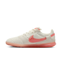 Nike Streetgato Straatvoetbalschoenen Kids Wit Lichtroze Oranje