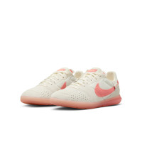 Nike Streetgato Straatvoetbalschoenen Kids Wit Lichtroze Oranje