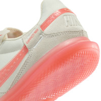 Nike Streetgato Straatvoetbalschoenen Kids Wit Lichtroze Oranje