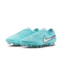 Nike Tiempo Legend 10 Elite Gras Football Boots (FG) Light Blue White Hot Pink