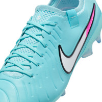 Nike Tiempo Legend 10 Elite Gras Football Boots (FG) Light Blue White Hot Pink