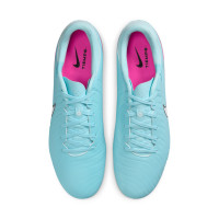 Nike Tiempo Legend 10 Academy Grass/Artificial Grass Football Boots (MG) Light Blue White Hot Pink