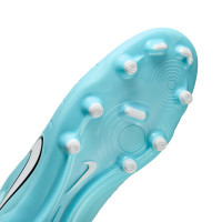 Nike Tiempo Legend 10 Academy Grass/Artificial Grass Football Boots (MG) Light Blue White Hot Pink