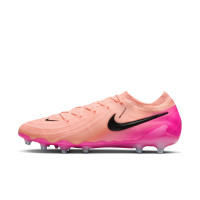 Nike Phantom GX II Elite Artificial Grass Football Boots (AG) Salmon Pink Hot Pink Black