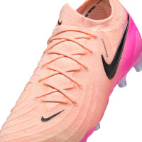 Nike Phantom GX II Elite Artificial Grass Football Boots (AG) Salmon Pink Hot Pink Black