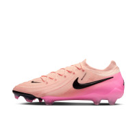 Nike Phantom GX II Elite Gras Football Boots (FG) Salmon Pink Hot Pink Black