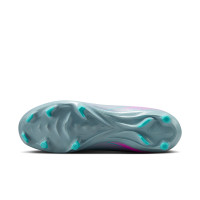 Nike Zoom Mercurial Superfly 10 Academy Gras / Kunstgras Voetbalschoenen (MG) Lichtblauw Felroze