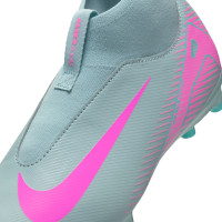 Nike Zoom Mercurial Superfly 10 Academy Gras / Kunstgras Voetbalschoenen (MG) Kids Lichtblauw Felroze