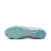 Nike Zoom Mercurial Vapor 16 Academy Gras / Kunstgras Voetbalschoenen (MG) Lichtblauw Felroze