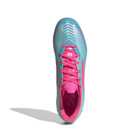 adidas F50 Messi League Grass/Artificial Grass Football Boots (MG) Turquoise Pink