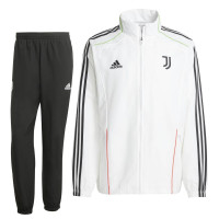 adidas Juventus Urban Purist Full-Zip Tracksuit 2024-2025 White Black