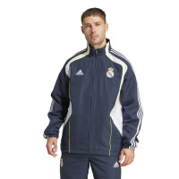 adidas Real Madrid Urban Purist Tracksuit Full-Zip Dark Blue White Light Green
