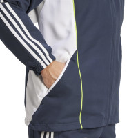 adidas Real Madrid Urban Purist Tracksuit Full-Zip Dark Blue White Light Green