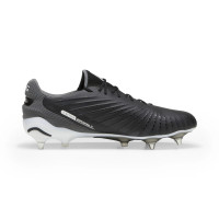 PUMA King Ultimate Iron Nop Football Shoes (SG) Black White Grey