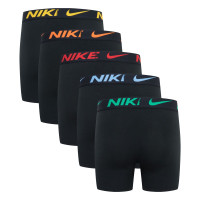 Nike Color Pop Cotton Boxer Shorts 5-Pack Boys Black Multicolor