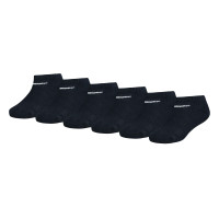 Nike Dri-FIT Performance Basics No-Show Ankle Socks 6-Pack Preschoolers Black White