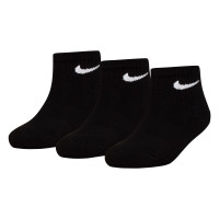 Nike Dri-FIT Performance Basics Quarter Socks 6-Pack Preschoolers Black White
