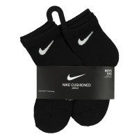 Nike Dri-FIT Performance Basics Quarter Socks 6-Pack Preschoolers Black White