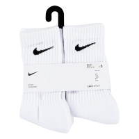 Nike Dri-Fit Performance Basics Crew Socks 6-Pack Preschoolers White Black