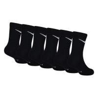 Nike Dri-FIT Performance Basics Crew Socks 6-Pack Preschoolers Black White