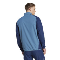 adidas Arsenal Presentatie Trainingspak Full-Zip 2025-2026 Blauw Donkerblauw Wit