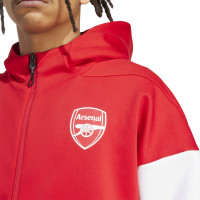 adidas Arsenal Anthem Trainingsjack 2025-2026 Rood Wit
