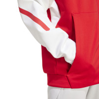 adidas Arsenal Anthem Trainingsjack 2025-2026 Rood Wit