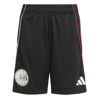 adidas Ajax Trainingsbroekje 2025-2026 Kids Zwart Wit Rood