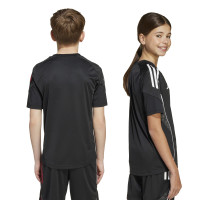 adidas Ajax Training Set 2025-2026 Kids Black White Red