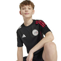 adidas Ajax Training Shirt 2025-2026 Kids Black White Red