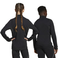 adidas Ajax Trainingstrui 1/4-Zip 2025-2026 Kids Zwart Wit Rood