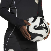 adidas Ajax Trainingstrui 1/4-Zip 2025-2026 Kids Zwart Wit Rood