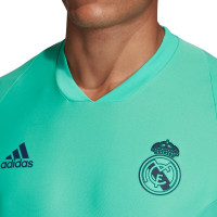 adidas Real Madrid Champions League Trainingsshirt 2019-2020 Turqouise Donkerblauw