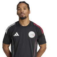 adidas Ajax Trainingsset 2025-2026 Zwart Wit Rood