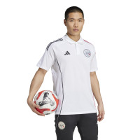 adidas Ajax Polo 2025-2026 Wit Zwart Rood