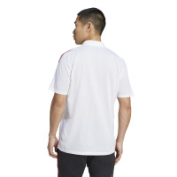 adidas Ajax Polo 2025-2026 Wit Zwart Rood