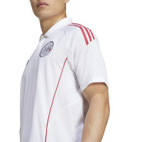 adidas Ajax Polo 2025-2026 Wit Zwart Rood