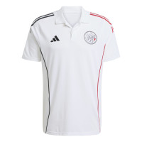 adidas Ajax Polo 2025-2026 Wit Zwart Rood