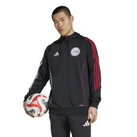 adidas Ajax Hooded Trainingspak 2025-2026 Zwart Wit Rood
