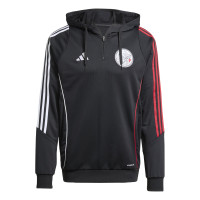 adidas Ajax Hooded Trainingspak 2025-2026 Zwart Wit Rood