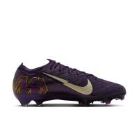Nike Zoom Mercurial Vapor 16 Mbappé Elite Gras Football Boots (FG) Purple Gold White